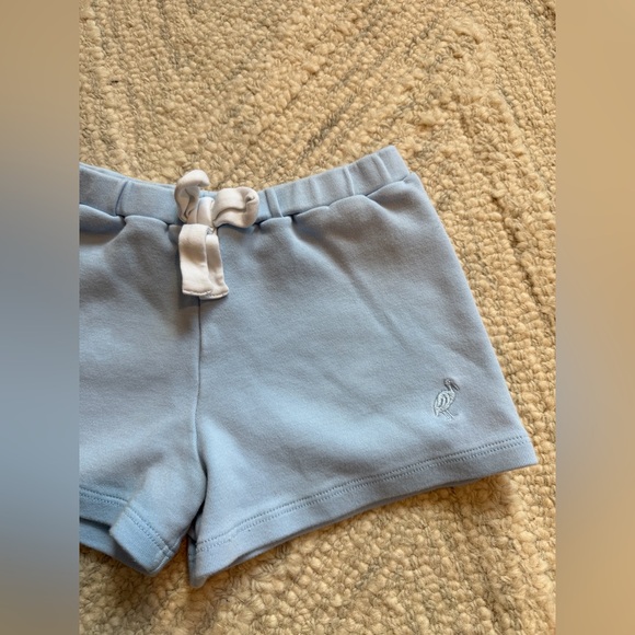 The Beaufort Bonnet Company TBBC Girls Pima Cotton Shorts Light Blue Size 4T - Picture 2 of 6